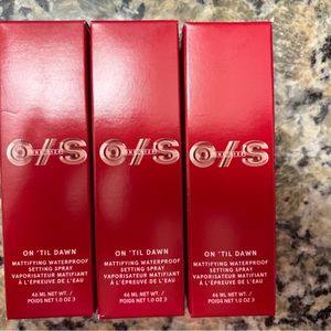 3 bottles Mini One Size On til Dawn setting spray NIB